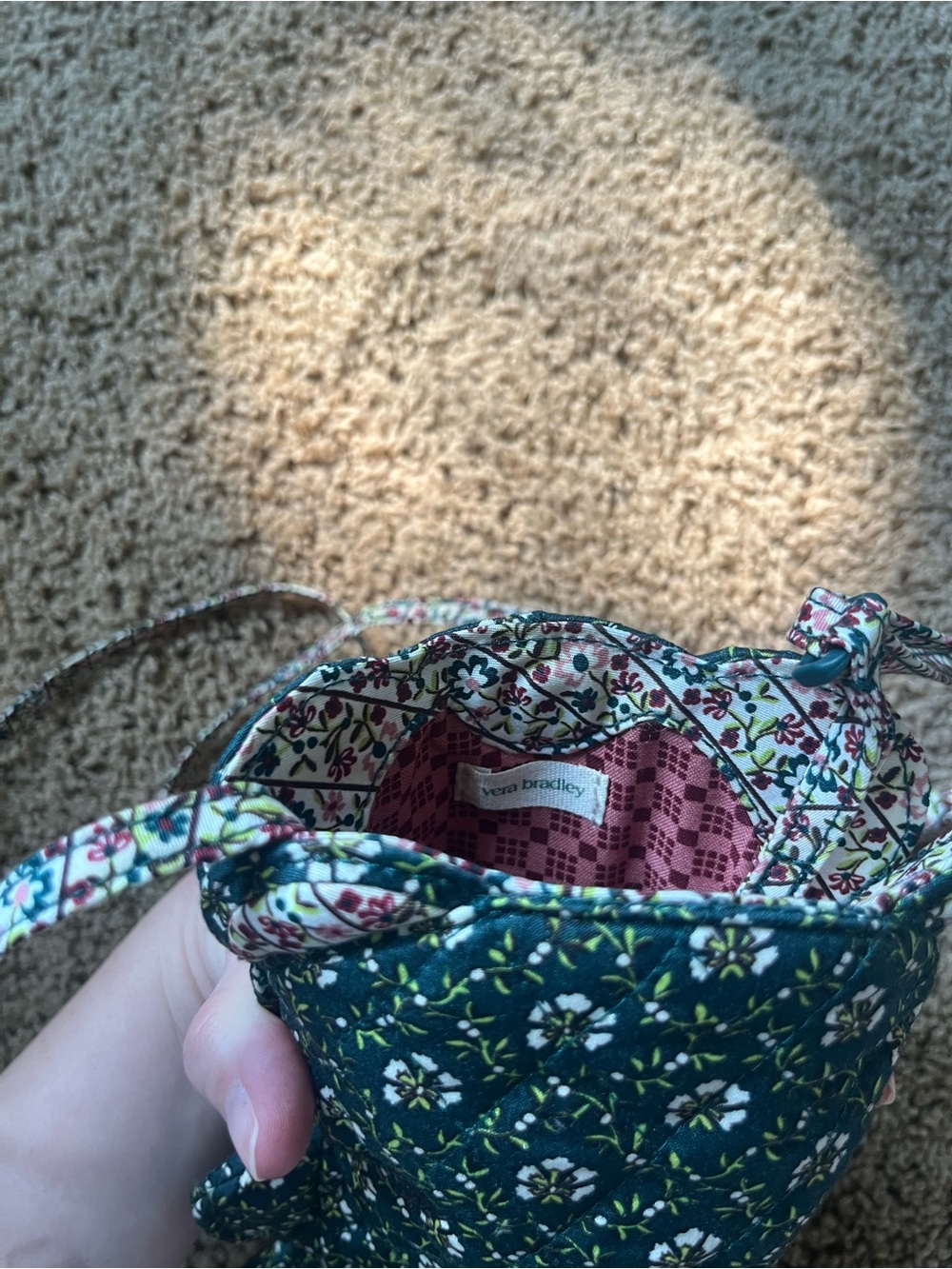 Vera Bradley Quilted Bear Crossbody Bag - Picture 3 of 4